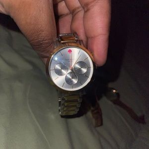 Gamercy Chronograph Silver Dial Two-tone Ladies Watch